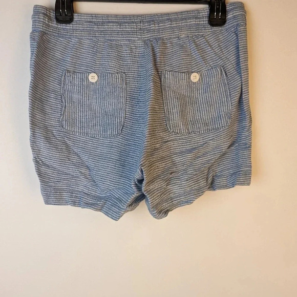 Striped Linen Shorts - 6 - Picture 2 of 5
